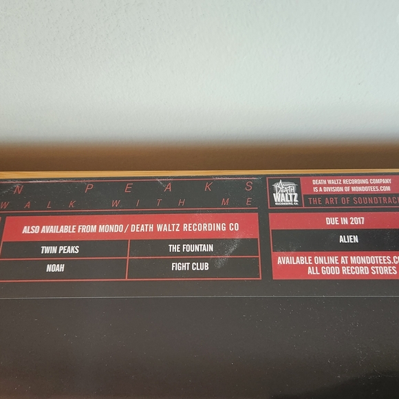 Twin Peaks Fire Walk With Me Soundtrack Vinyl - Picture 4 of 4